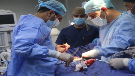المستشفى الميداني الأردني غزة/78 يجري عملية جراحية نوعية